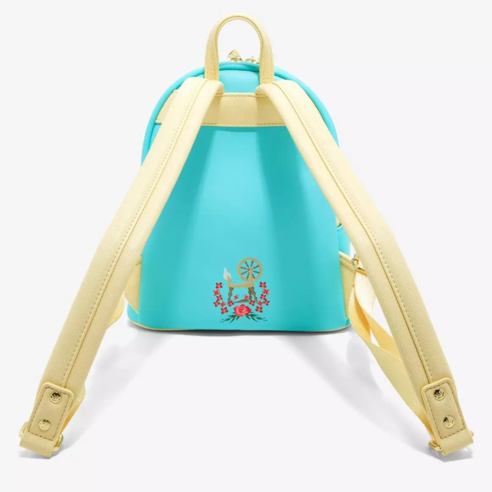 Loungefly Disney Sleeping Beauty Floral Aurora Mini Backpack - Picture 3 of 4
